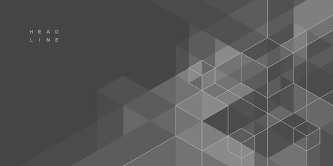 Abstract geometric technological background. Vector creative design. © timur84