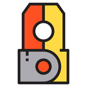 recommend clip art: Tongs line icon