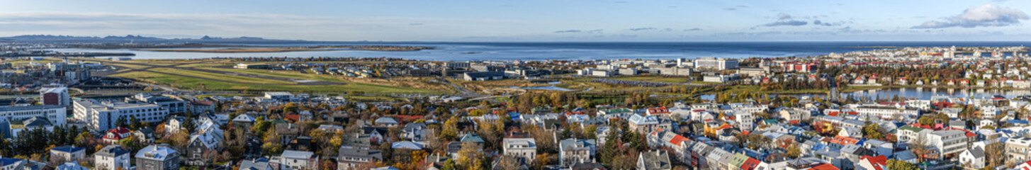 Fototapeta na wymiar Reykjavik panorama