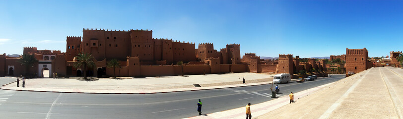 Panoramic view of Ouarzazate, a stunning town in southern Morocco