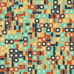 Abstract Geometric Pattern generative computational art illustration