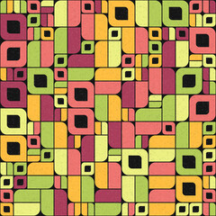 Abstract Geometric Pattern generative computational art illustration