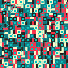 Abstract Geometric Pattern generative computational art illustration