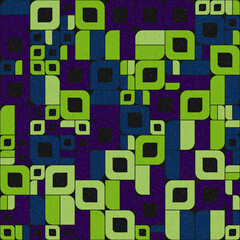 Abstract Geometric Pattern generative computational art illustration