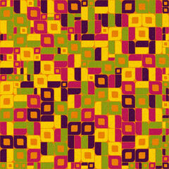 Abstract Geometric Pattern generative computational art illustration