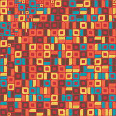 Abstract Geometric Pattern generative computational art illustration