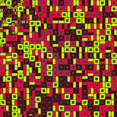 Abstract Geometric Pattern generative computational art illustration