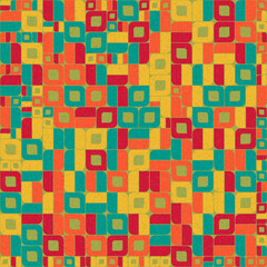 Abstract Geometric Pattern generative computational art illustration