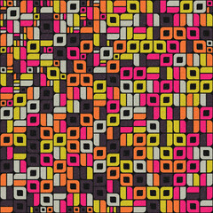 Abstract Geometric Pattern generative computational art illustration