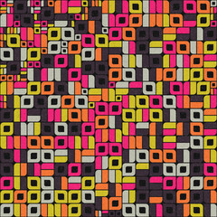 Abstract Geometric Pattern generative computational art illustration