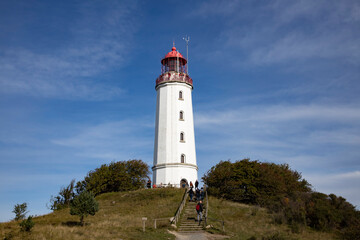 Fototapeta na wymiar Leuchtturm auf Hiddensee