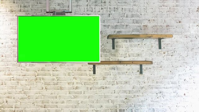 Minimalist Brick Backdrop for Video Productions