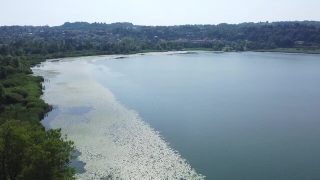 Landscape near Alserio Lake, Lombardy, Como