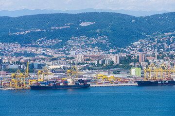 The port of Trieste, Italy