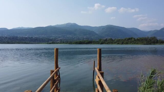 Landscape near Alserio Lake, Lombardy, Como