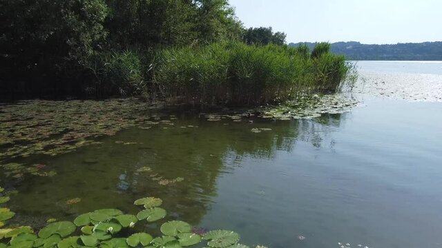 Landscape near Alserio Lake, Lombardy, Como