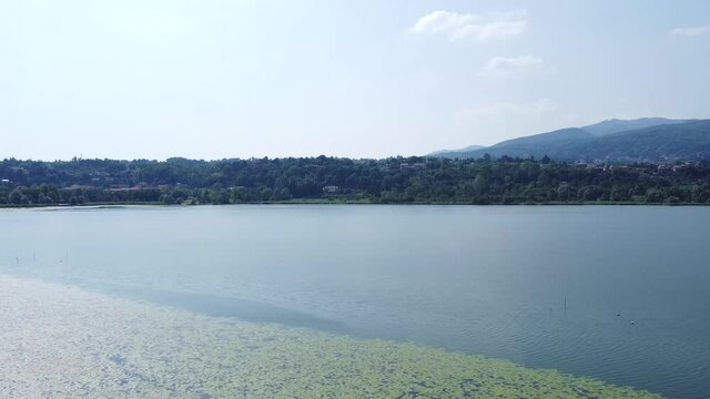 Landscape near Alserio Lake, Lombardy, Como