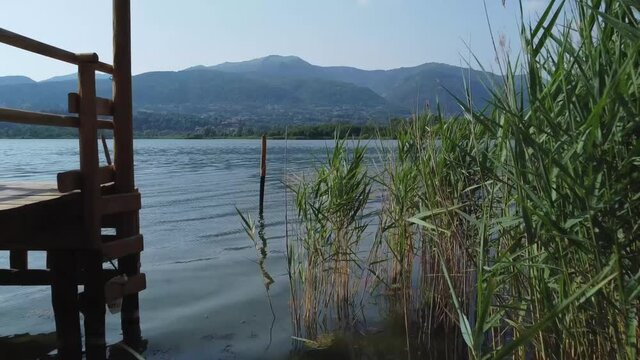 Landscape near Alserio Lake, Lombardy, Como