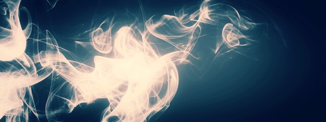 抽象的な煙に光の効果 - obrazy, fototapety, plakaty