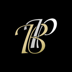 bp logo design vector icon luxury premium