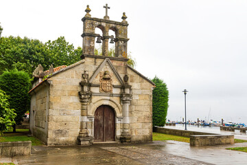 Fototapeta na wymiar Chapel of the 18th century Hospital in Cangas de Morrazo. Pontevedra. Galicia. Spain