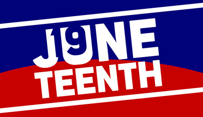 Juneteenth Celebrate Freedom Design of Banner. Independence or Emancipation day. celebrated in June 19. Vector Illustration for poster, greeting card, and background. 