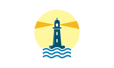 brand lighthouse design logo