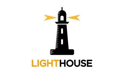 lighthouse vector logo