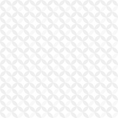 Fototapeta premium 日本の伝統文様 七宝 幾何学模様 灰色