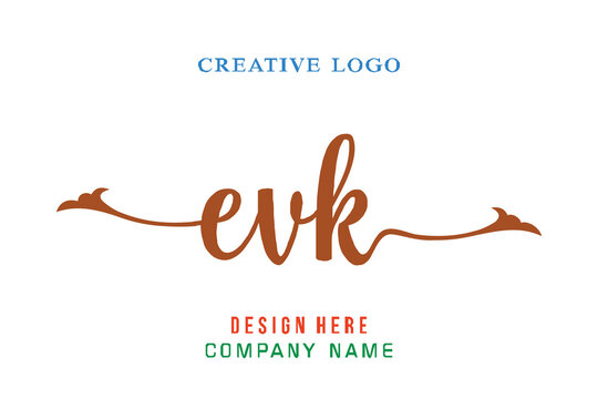 EVK lettering logo is simple, easy to understand and authoritative