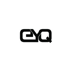 eyq letter original monogram logo design