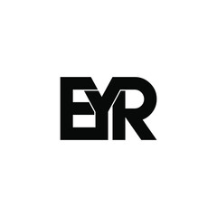 eyr letter original monogram logo design