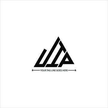J I P letter logo creative design. J I P unique design