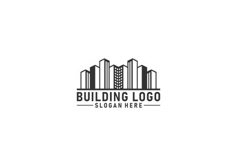 building logo in white background