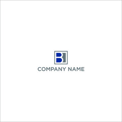 Letter B logo. Alphabet logotype vector design.