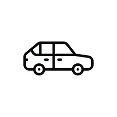 Car, Transportation Line Icon Logo Illustration Vector Isolated. Travel and Tourism Icon-Set. Suitable for Web Design, Logo, App, and Upscale Your Business.