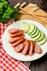 asian food taiwanese sausages 