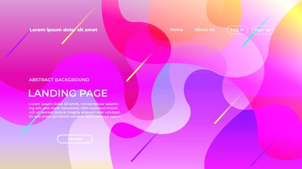 landing page background. abstract modern website background. geometry shape for banner, sales promotion and business presentation