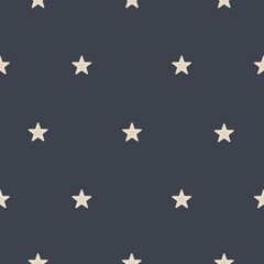 random stars illustration pattern on plain white background. Decorative wallpaper vector illustration