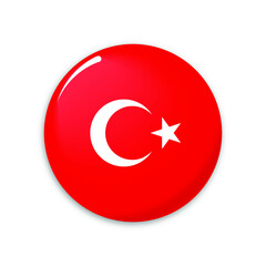 Turkey country flag icon vector design