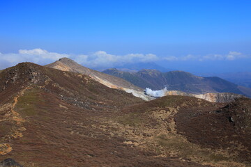 Mt.Kuju 晴天下の九重連山