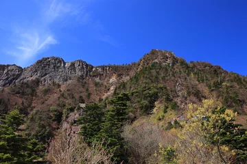 Foto op Canvas Mt.Ishizuchi 晴天下の石鎚山山頂周辺 © yasuki 