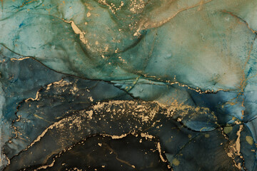 Alcohol ink art.Mixing liquid paints. Modern, abstract colorful background, wallpaper. Marble texture.Translucent colors