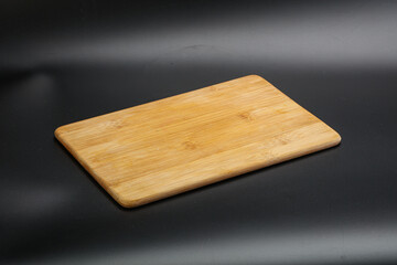 Wooden board for kitchen isolated