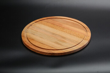 Wooden board for kitchen isolated
