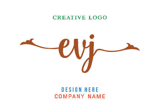 EVJ lettering logo is simple, easy to understand and authoritative