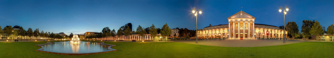 Fototapeta premium Kurhaus Wiesbaden Hessen