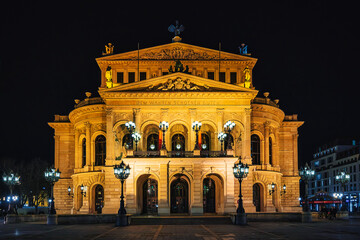 Alte Oper Frankfurt - obrazy, fototapety, plakaty