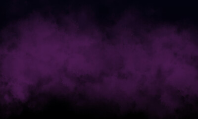 aubergine fog or smoke on dark space background