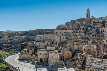 Obraz premium Matera Basilicata streets panorama